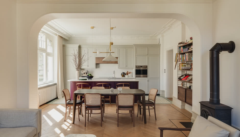 120-metrowy apartament w kamienicy - zachwyca szykiem i klasą!