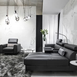 kolekcji Solfeggio marki Kler, czarny spersonalizowany zestaw wypoczynkowy