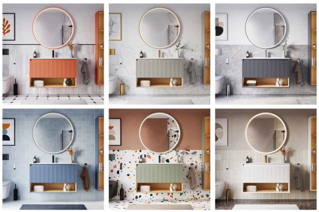 kolekcja mebli łazienkowych