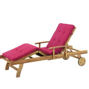 Szezlong ogrodowy z polirattanu Savannah, szer....