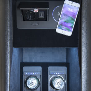 kolekcji Solfeggio marki Kler, czarny spersonalizowany zestaw wypoczynkowy