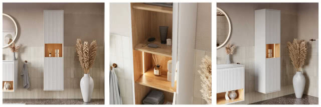 słupek i szafka boczna