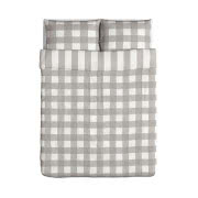 Komplet pościeli, szary, biały Ikea