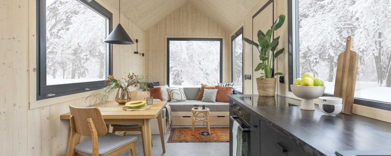 Design na 20 metrach kwadratowych. Odwiedziliśmy minidomek na Warmii!