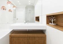 Umywalka łazienkowa z odpływem liniowym - Luxum 