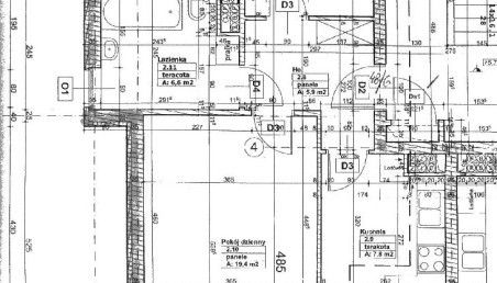 Aranżacja mebli w salonie i kuchni