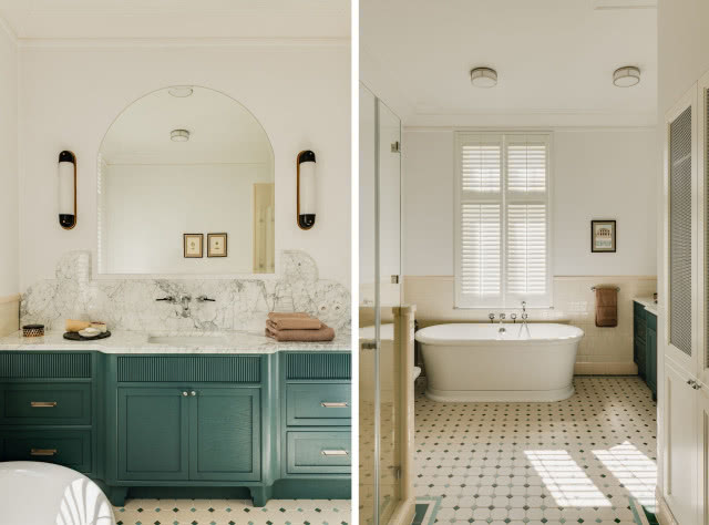 Sypialnia w stylu kamienicy