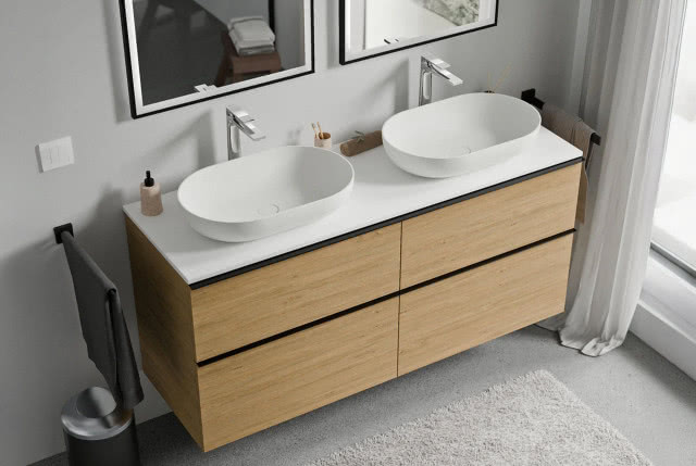 Szafka pod umywalkę nablatową Bernstein LAVOA.