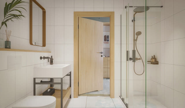 Ościeżnica HYDRO PROTECTâ„ wykonana jest  
z kompozytu drzewno-polimerowego.