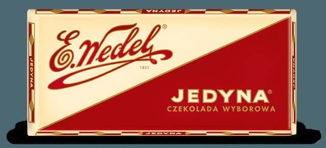 czekolada z napisem jedyna