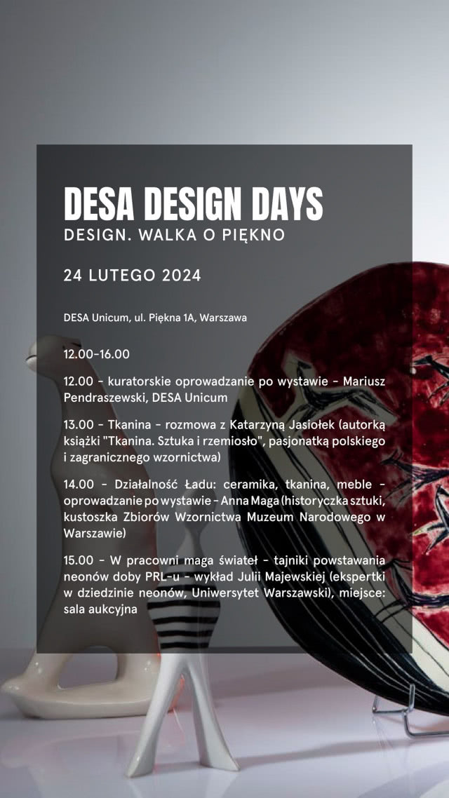 Rusza kolejna edycja DESA DESIGN DAYS! Start w sobotę 24 lutego!