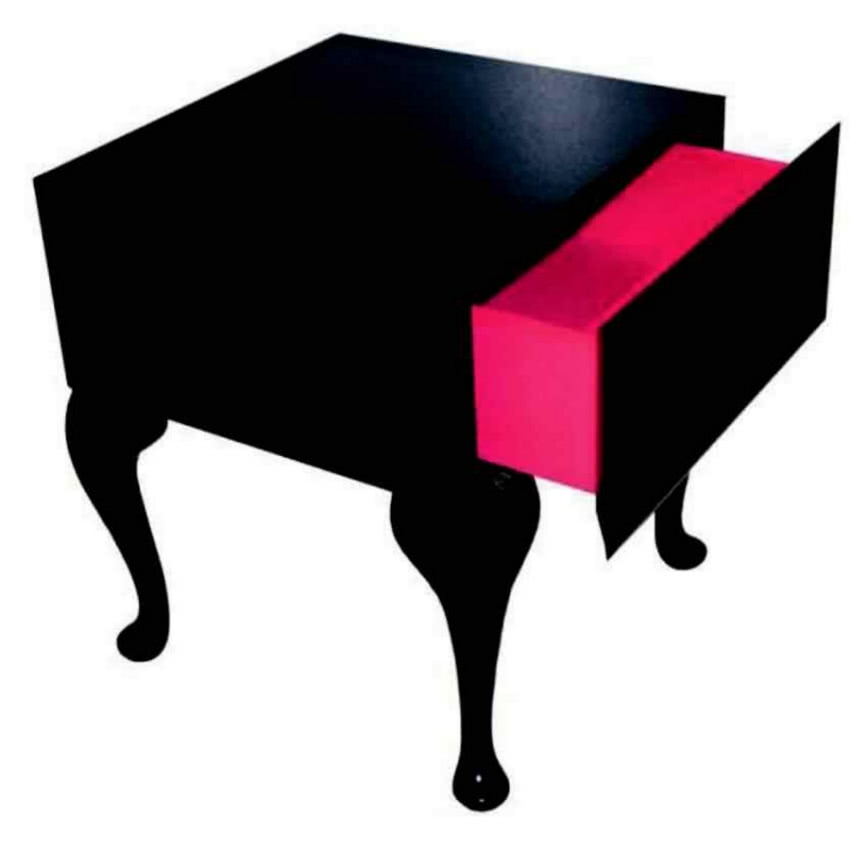 Twisted Little Sister - mały stolik z szufladką...