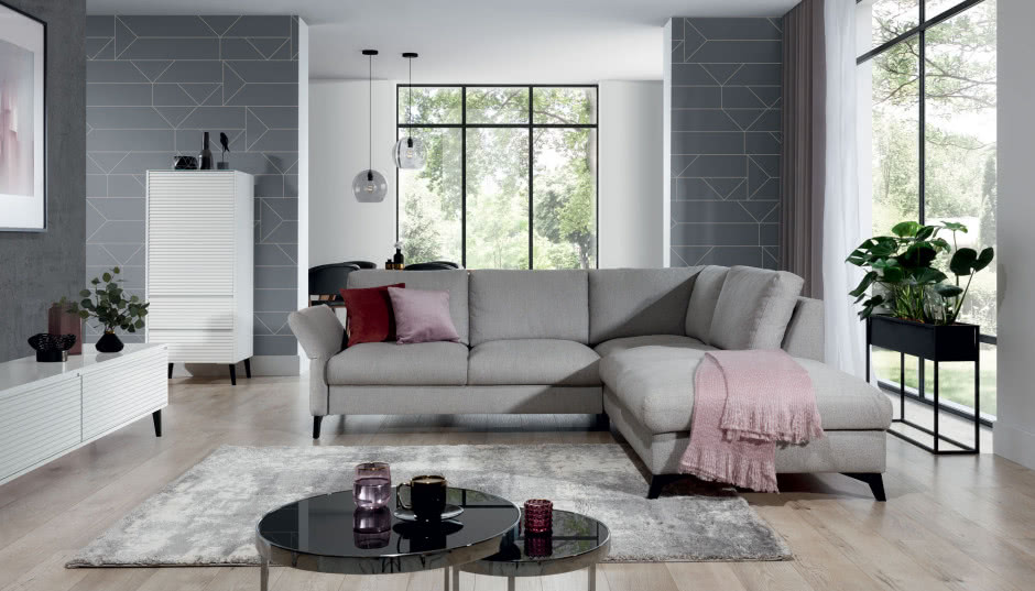 Eleganckie narożniki modułowe z funkcją spania