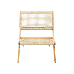 Krzesło ogrodowe naturalne