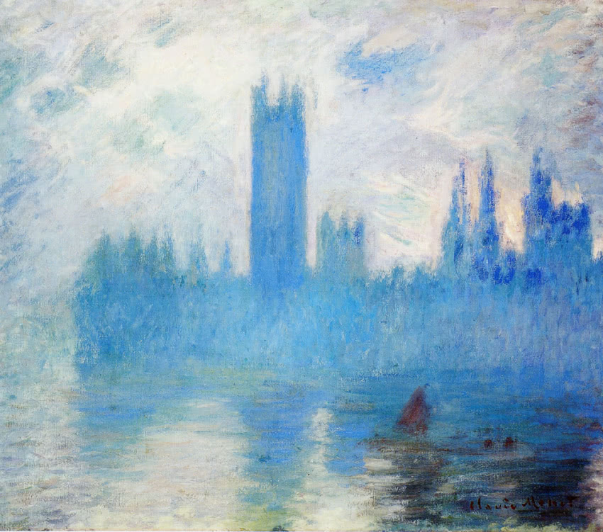 Claude Monet, "Parlament w Londynie"