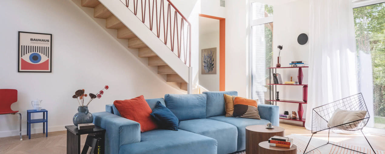 Dom stylistki wnętrz. Niepozorny z zewnątrz, spektakularny w środku!