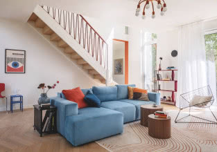 Dom stylistki wnętrz. Niepozorny z zewnątrz, spektakularny w środku!