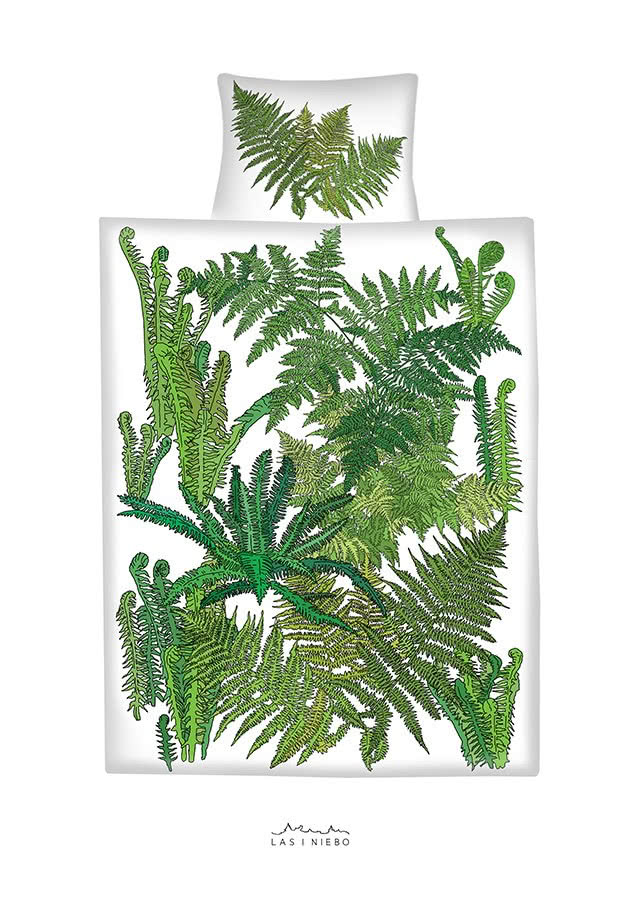 Zgodnie z trendami
Zielone pióropusze paproci...