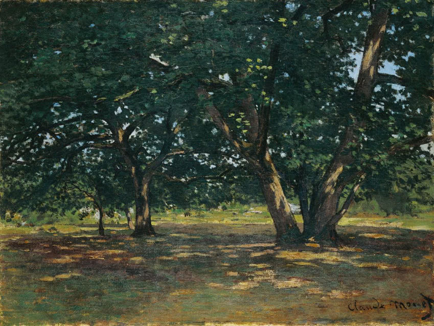 Claude Monet, "Las Fontainebleau"