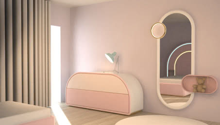 Pudrowy róż na ścianach - do jakich wnętrz i wystroju pasuje?