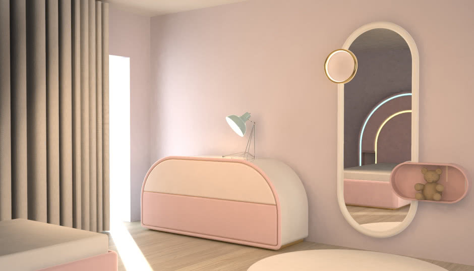 Pudrowy róż na ścianach - do jakich wnętrz i wystroju pasuje?