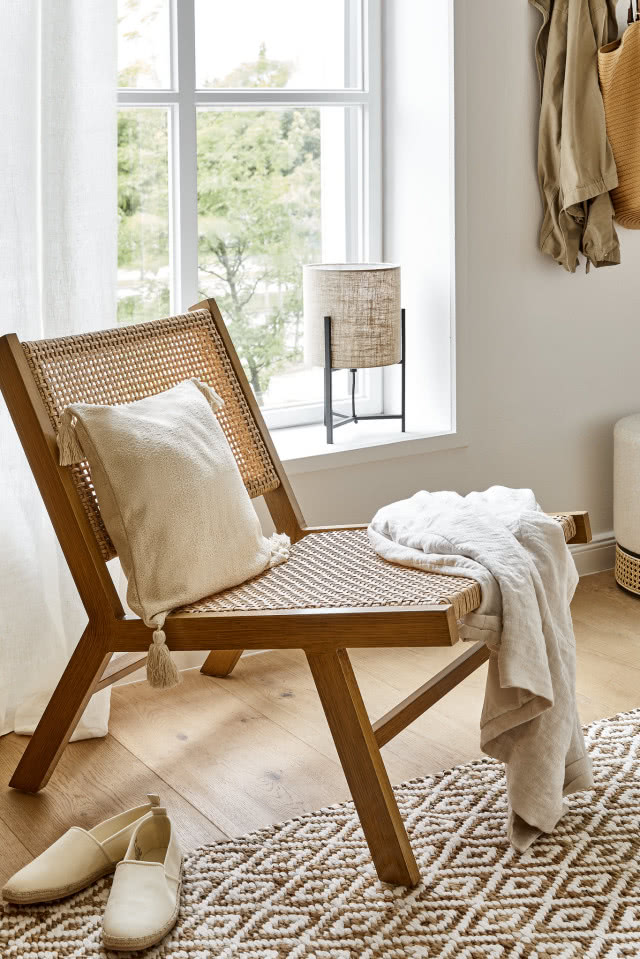 jesienny salon boho aranżacja