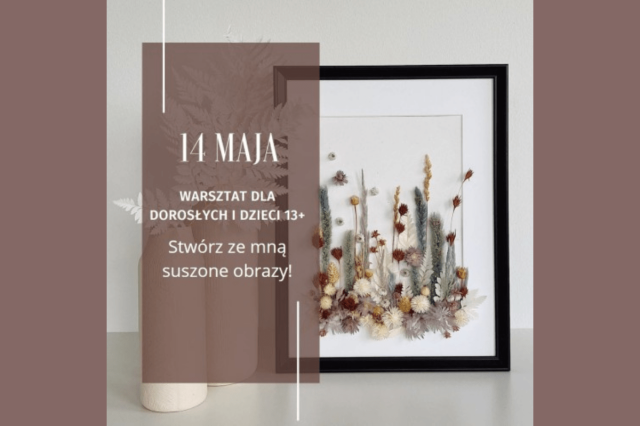 Warsztaty dla dorosłych plakat