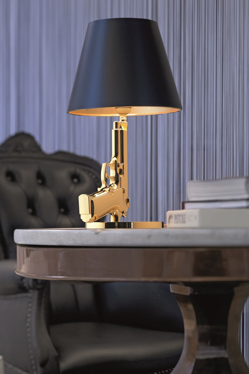 Strzał w dziesiątkę, czyli lampa
ze złotym...