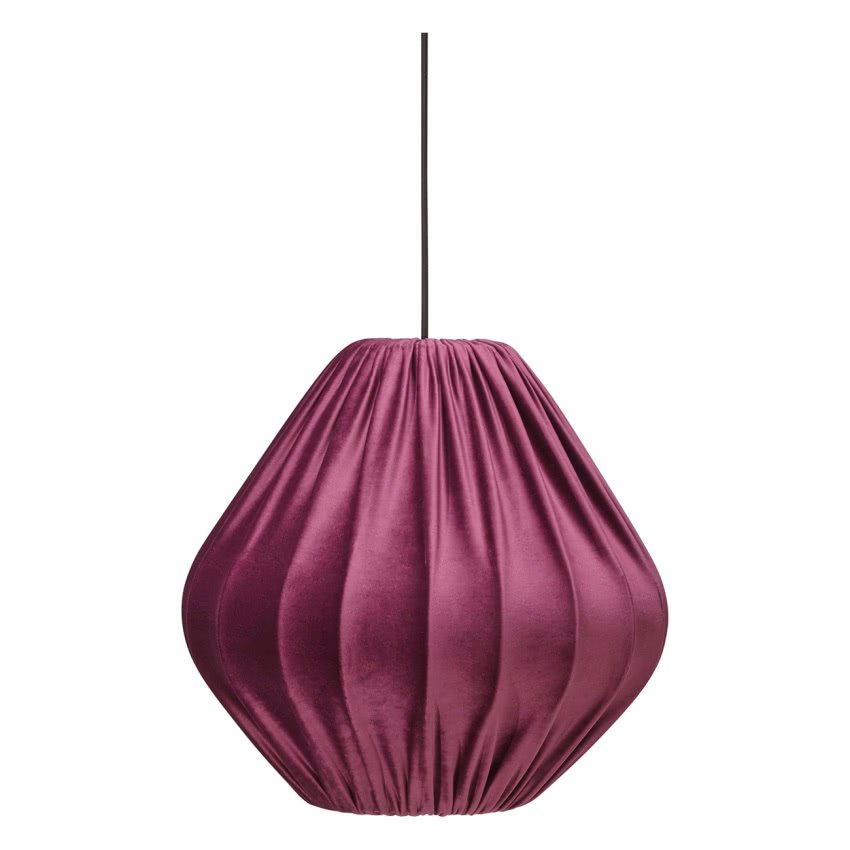 Lampa wisząca z aksamitu Malmo, PR Home,...