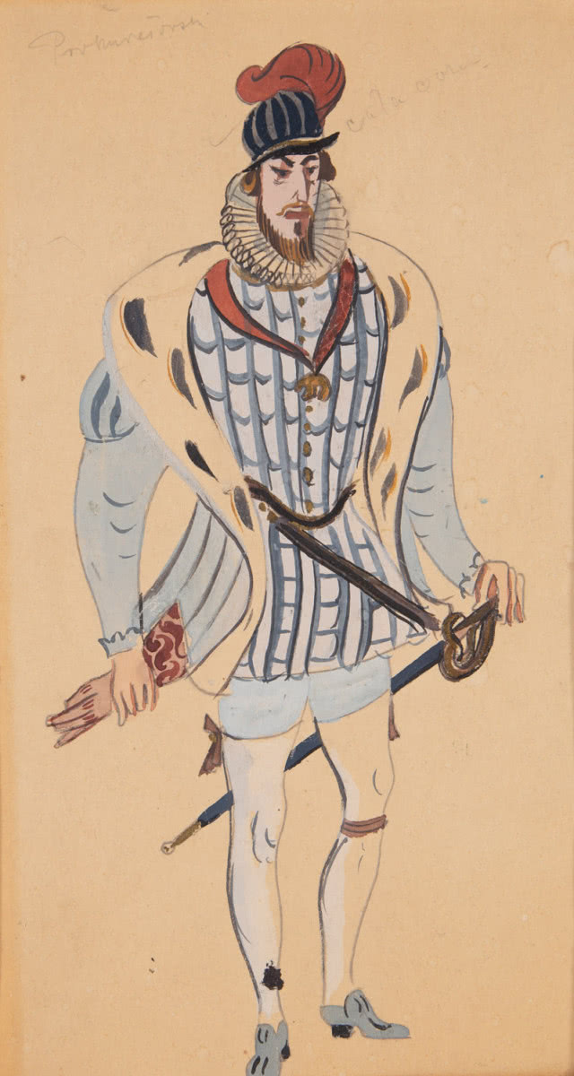 DESA, Tadeusz Kantor, Projekt kostiumu księcia, 12000-20000 zł