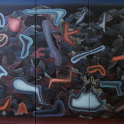 Ziemowit Fincek, "Pejzaż umysłu", 2014 r., olej,...