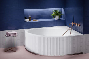 Wanna narożna - wymiary, montaż, zabudowa 