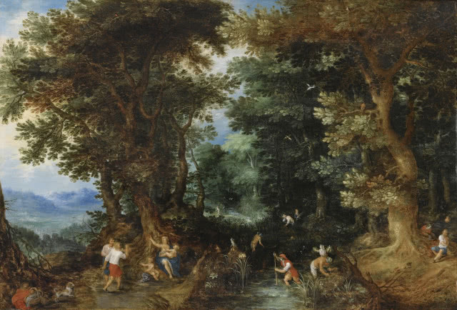 chłopi, po lewej stronie Latona broni swoje dzieci