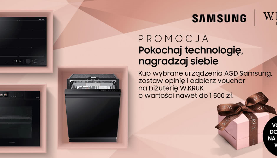 Nowa promocja Samsung - odbierz voucher do W.KRUK w zamian za opinię