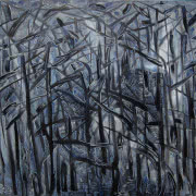 Ziemowit Fincek, "Pejzaż umysłu", 2014 r., olej,...