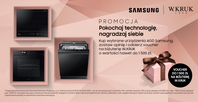 kup wybrane urządzenia AGD i odbierz voucher do W.KRUK
