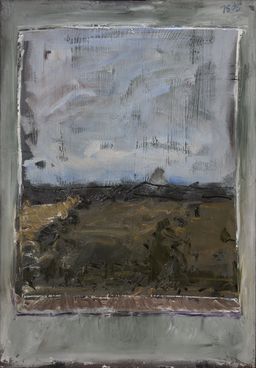 Jacek Sienicki,
„Pejzaż z okna”, 1975, olej,...