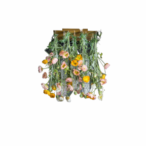 Żyrandol z kwiatów