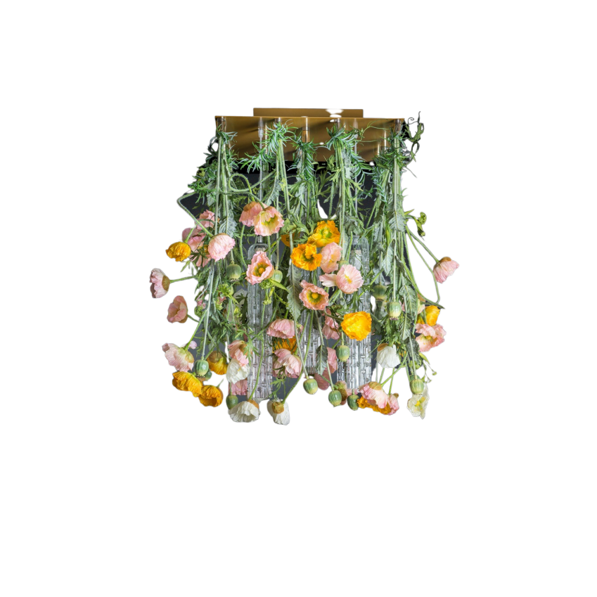 Lampa Flower Power Poppy Square, VG, cena na...