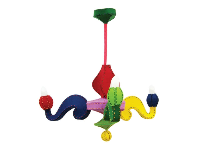 Ręcznie szyty żyrandol SZSZ z filcu, dostępny w...