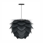 Lampa wisząca Aluvia Medium Anthracite, Umage