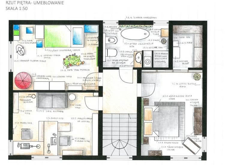 Projekt umeblowania wnętrza - Kamila Tudek