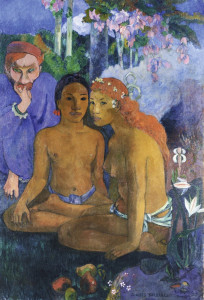"Opowieści barbarzyńskie", 1902, olej, płótno, Paul Gauguin