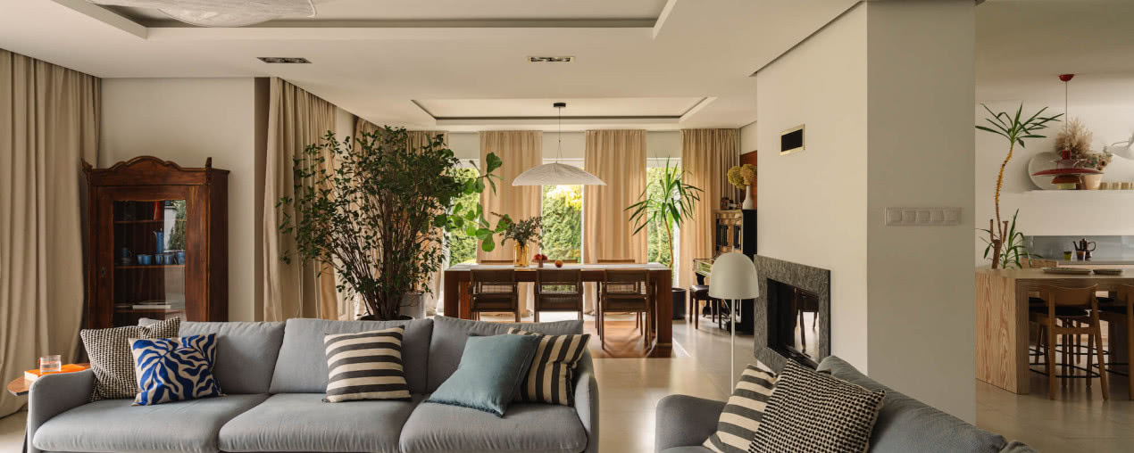 Komoda z 1913 roku, pianino z zakonu i... nowoczesny design. Zobacz dom z duszą!