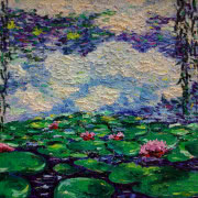 Claude Monet, "Kobieta w zielonej sukni"