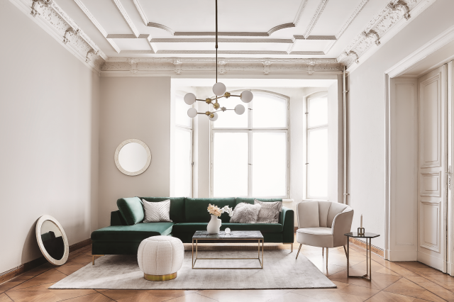 Salon w stylu art deco