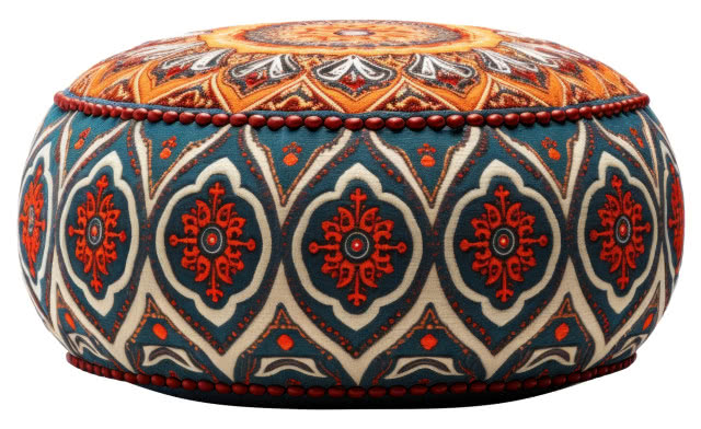 puf w stylu marokańskim