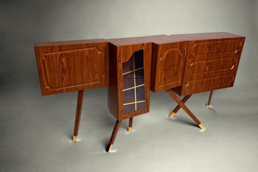 Komoda-hybryda. Przedstawić znaną rzecz w...