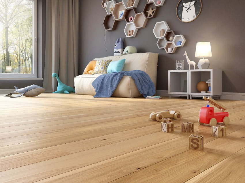 Podłoga Dąb Unique 1R lakier mat szczotkowany