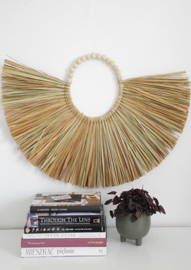 wachlarz z trawy morskiej